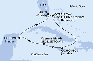 Nyugat-Karib csodák - csoportos tengeri hajóút - OTP Travel Utazási Iroda