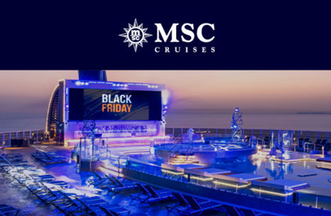 MSC Cruises black friday akció