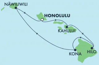 Hawaii legszebb szigetei - csoportos hajóút a Pride of America fedélzetén - OTP Travel Utazási Iroda