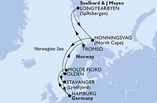 Spitzbergák és Norvég fjordok