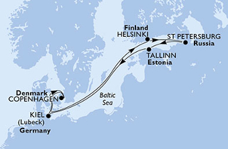 Északi fővárosok tengeri hajóút - OTP Travel