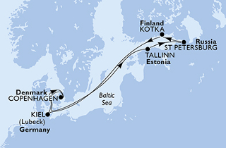 Európa északi nagyvárosai tengeri hajóút - OTP Travel