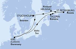Északi fővárosok tengeri hajóút - OTP Travel