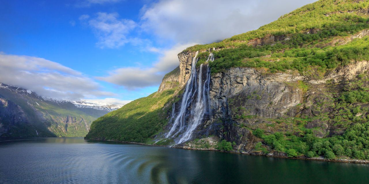 Norvég fjordok tengeri hajóút