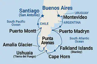 Dél-Amerika felfedezése a Sapphire Princess fedélzetén - OTP Travel Utazási Iroda